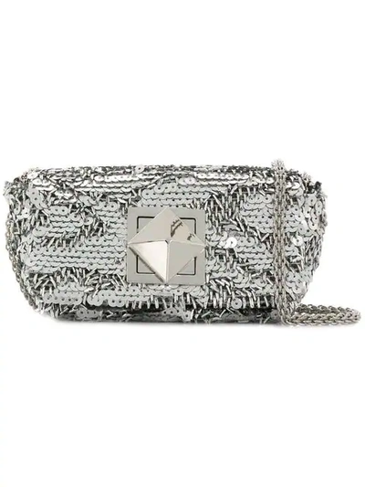 Shop Sonia Rykiel Copain Crossbody Bag In Metallic