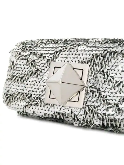 Shop Sonia Rykiel Copain Crossbody Bag In Metallic