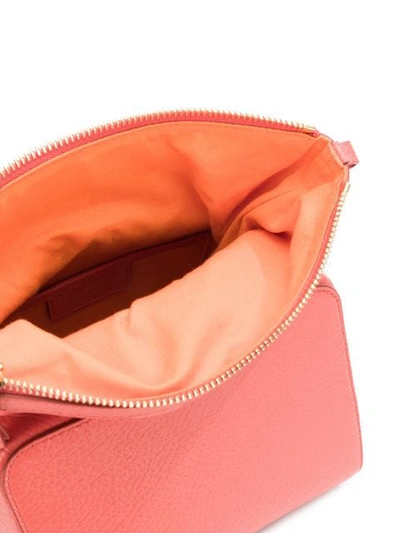 Shop Maison Margiela Mini Cross Body Bag In Orange