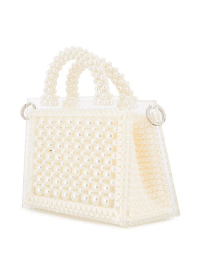 Shop 0711 Small St. Barts Purse In White