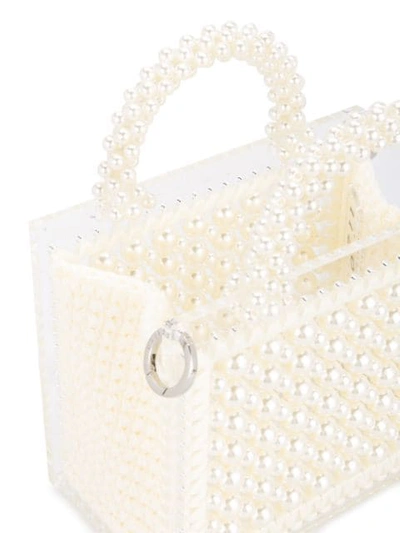 Shop 0711 Small St. Barts Purse In White