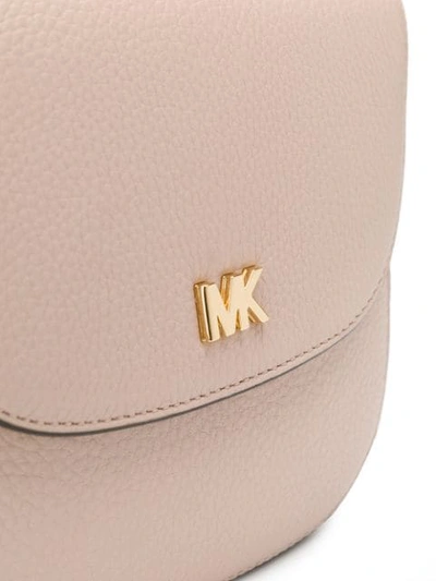 Shop Michael Michael Kors Dome Crossbody Bag In Pink