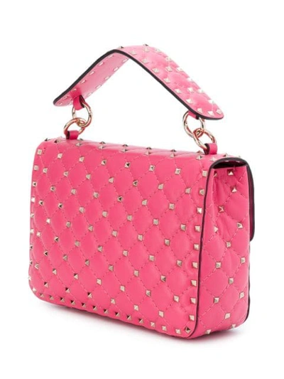 Shop Valentino Garavani Rockstud Spike Chain Bag - Pink