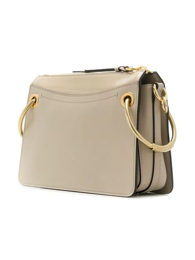 Shop Chloé Roy Shoulder Bag In Neutrals