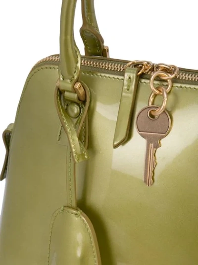Shop Maison Margiela Mini '5ac' Handtasche - Grün In Green