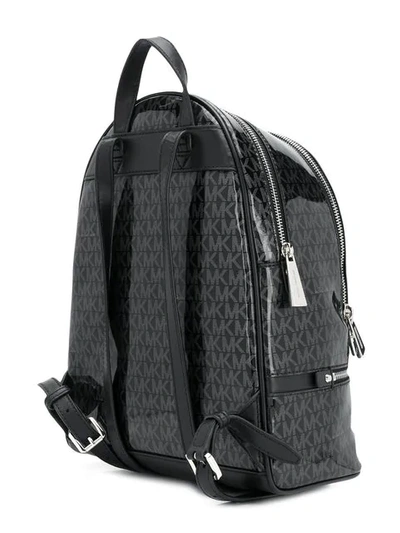 MICHAEL MICHAEL KORS MONOGRAM BACKPACK - 黑色