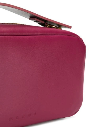 Shop Marni Zipped Clutch In Pink