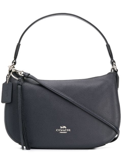 coach navy blue handbag