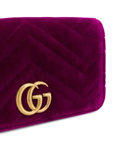 Shop Gucci Clutch Mit Chevronmuster - Rosa In Pink