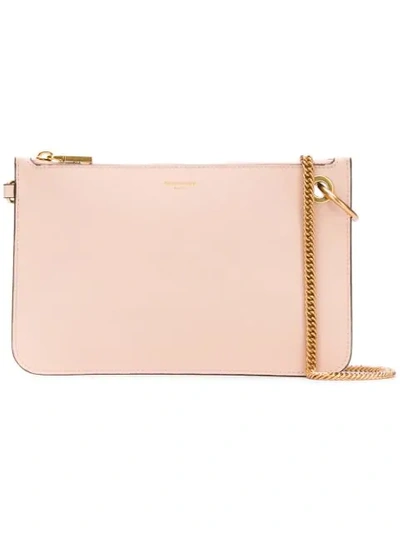 Shop Givenchy Chain Clutch Bag In Neutrals