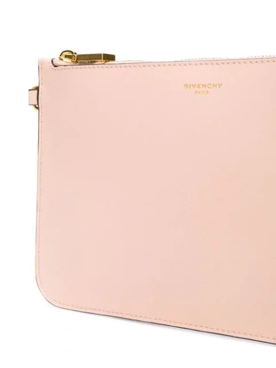 Shop Givenchy Chain Clutch Bag In Neutrals