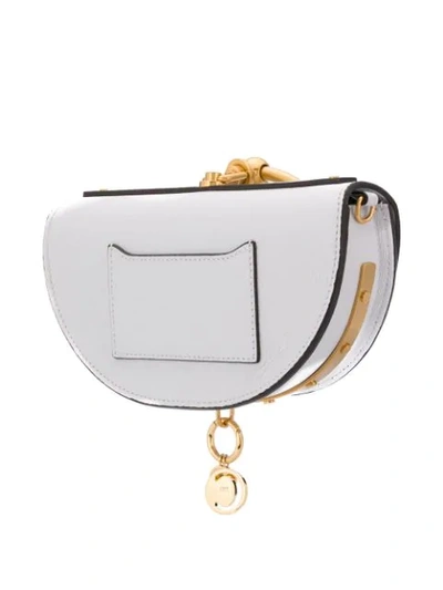 Shop Chloé Nile Minaudière Bag In Grey