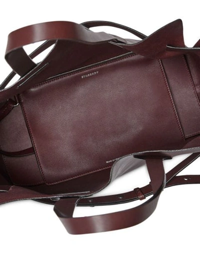 Shop Burberry The Medium Soft Leather Belt Bag In Red