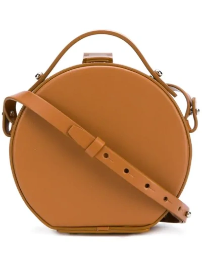 Shop Nico Giani Mini Tunilla Shoulder Bag In 06 Brown