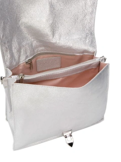 Shop Marc Ellis Hailee Shoulder Bag In Silver