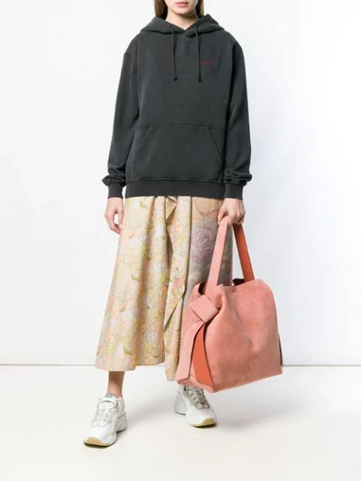 Shop Acne Studios Musubi Maxi Shoulder Bag In Pink