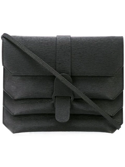 Shop Senreve Foldover-top Crossbody Bag In Black