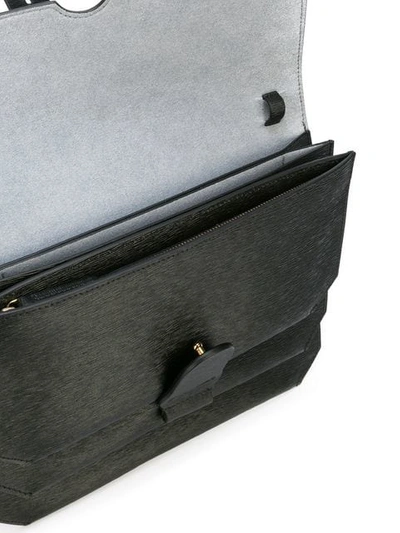 Shop Senreve Foldover-top Crossbody Bag In Black