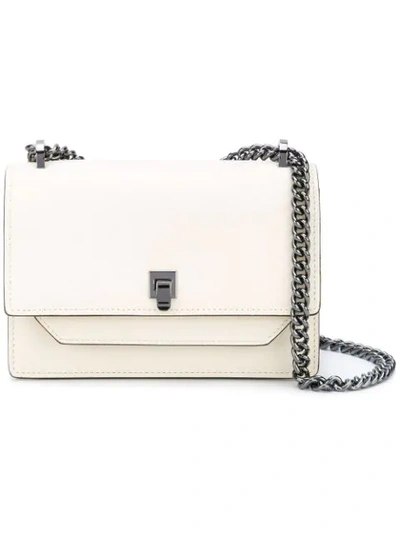 Shop Valextra Small Shoulder Bag - White