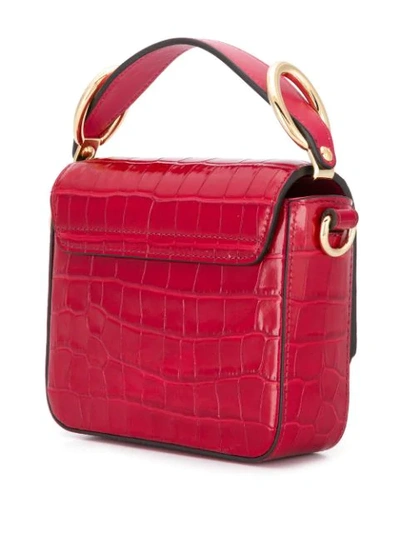 Shop Chloé Mini  C Bag In Red