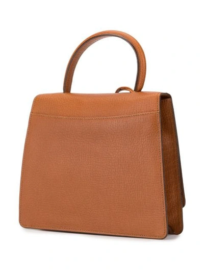 Pre-owned Loewe Barcelona Tote Bag In Brown
