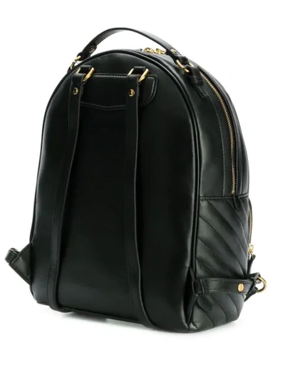 Shop Tory Burch Quilted Backpack In Black