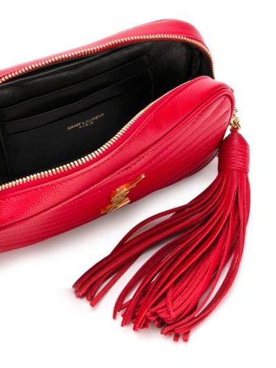 Shop Saint Laurent Lou Camera Bag In Red