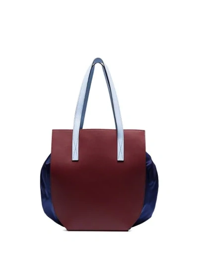 Shop Marni Gusset Tote In Red