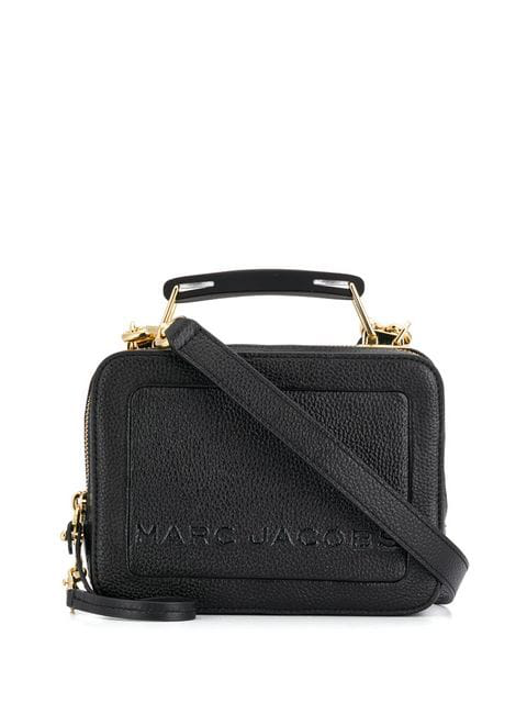 marc jacobs black leather crossbody bag