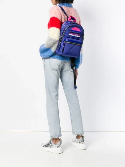 Shop Marc Jacobs Trek Pack Backpack In Blue