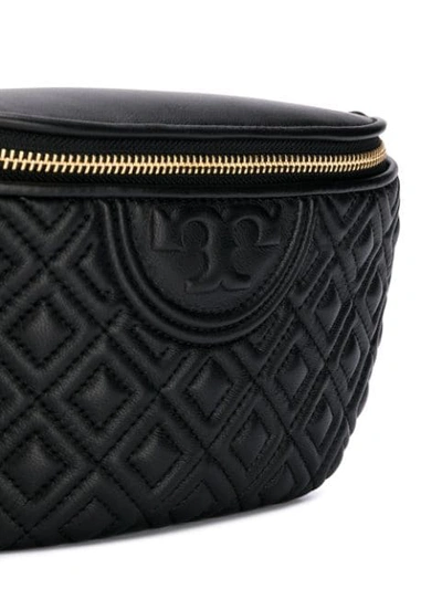 Shop Tory Burch Fleming Belt Bag In Black