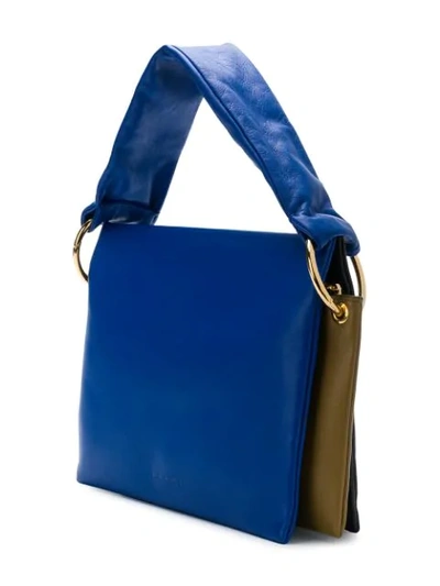 Shop Marni Beat Bag In Blue