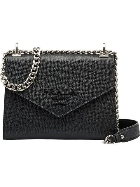 prada monochrome shoulder bag