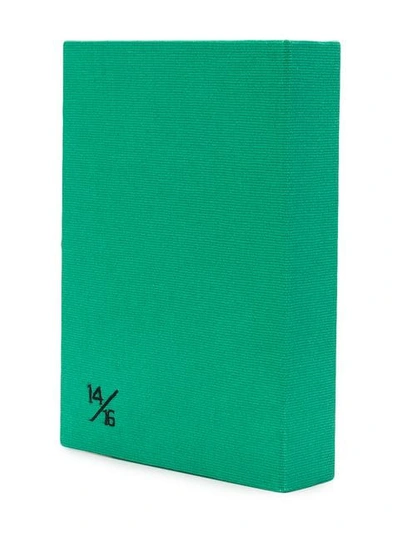 Shop Olympia Le-tan Monopoly Popular Edition Clutch In Green
