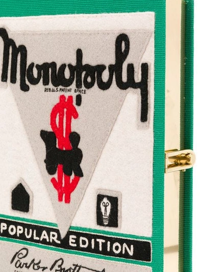 OLYMPIA LE-TAN MONOPOLY POPULAR EDITION CLUTCH - 绿色