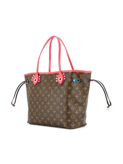 Pre-owned Louis Vuitton Neverfull Mm Tote Bag In Brown, Pink, Etc