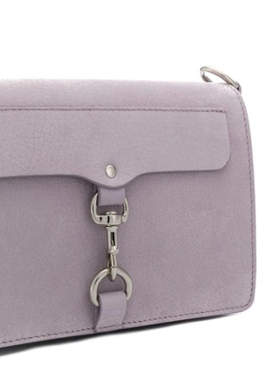Shop Rebecca Minkoff Chain Strap Crossbody Bag In Purple