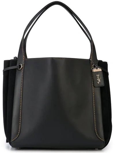 Shop Coach Harmony Shoulder Bag In Black