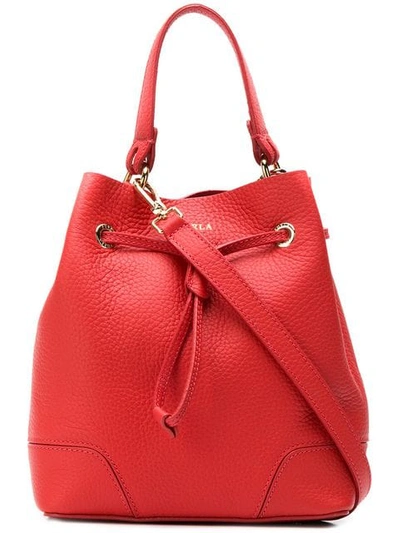 Shop Furla Stacy Medium Bag In Red