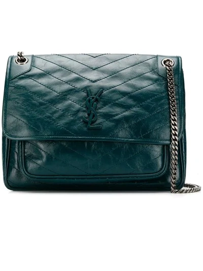 Shop Saint Laurent Niki Bag In 4016 Green