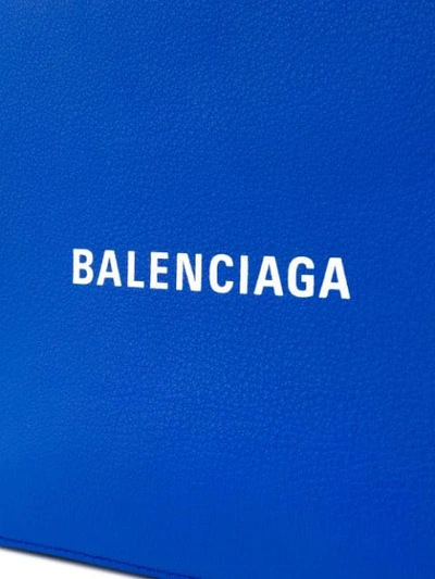 Shop Balenciaga Everyday Aj Camera Crossbody Bag In Blue