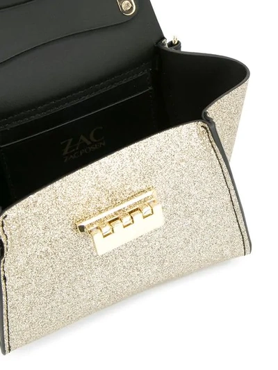 Shop Zac Zac Posen Eartha Iconic Mini Top Handle Bag In Metallic