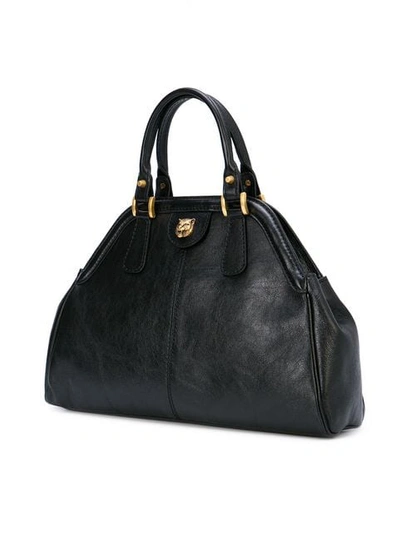 Shop Gucci Re(belle) Medium Top Handle Bag In Black