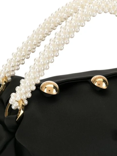 Shop 0711 Small Nino Pearl-handle Tote In Black