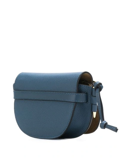 LOEWE TIED FRONT STRAP CROSSBODY BAG - 蓝色