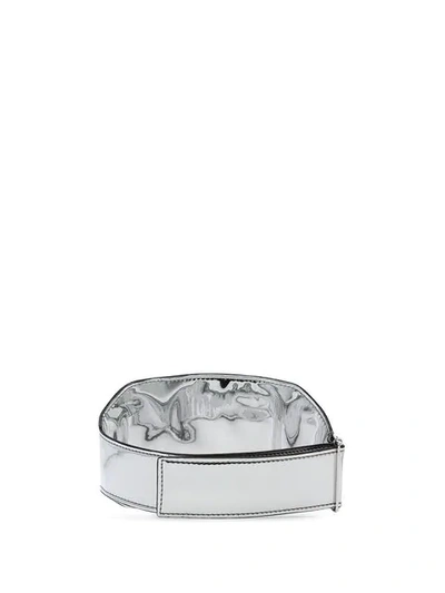 Shop Off-white Hosentasche Mit Pfeil-print - Silber In Silver