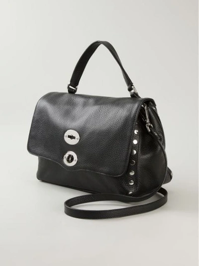 Shop Zanellato Small 'postina' Satchel In Black