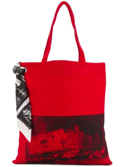 Shop Calvin Klein 205w39nyc X Andy Warhol Foundation Tote In Red