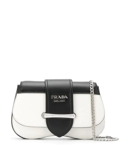 Shop Prada Sidonie Belt Bag In White