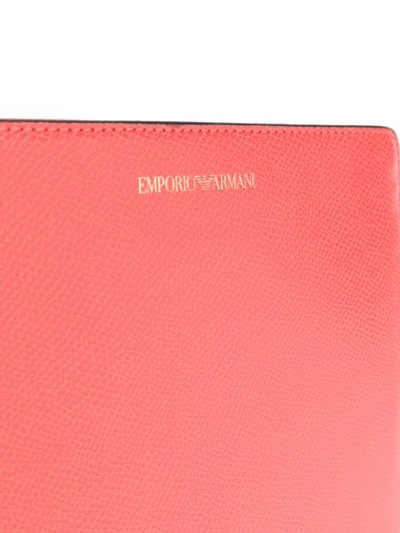 Shop Emporio Armani Small Crossbody Bag In Pink